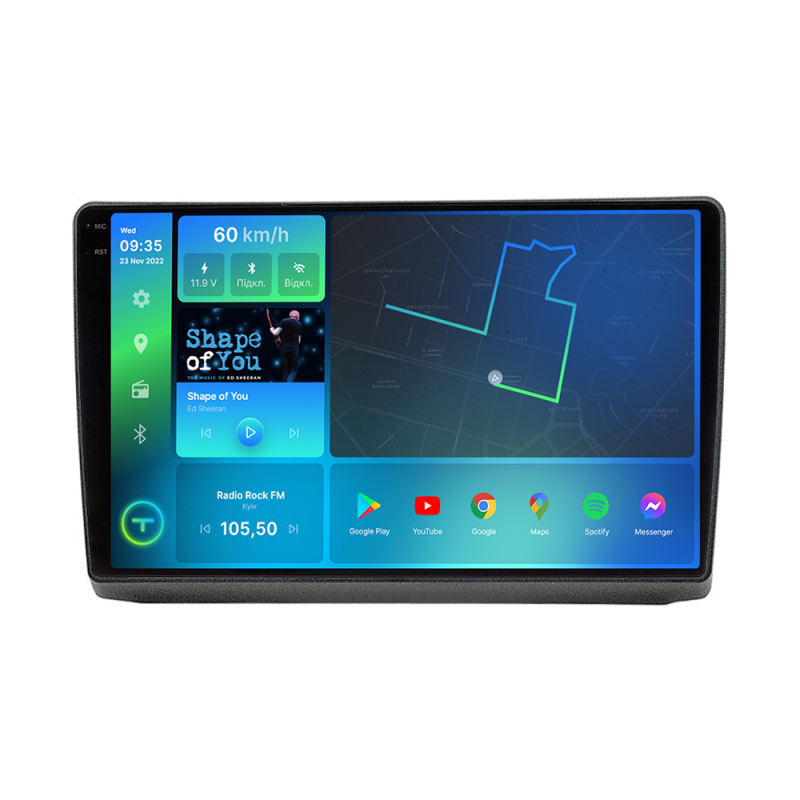 Штатна магнітола 2K Torssen Renault Trafic, Opel Vivaro, Nissan Primastar 06-10 F10232 4G Carplay DSP