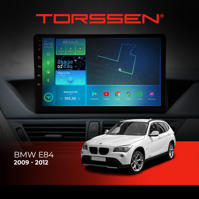 Штатная магнитола Torssen BMW e84 F108256 4G Carplay