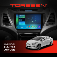 Штатна магнітола Torssen 2K Hyundai Elantra 2014-2015 F9232 4G Carplay DSP