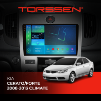Штатна магнітола Torssen 2K Kia Cerato/Forte 08-13 F9464 4G climate