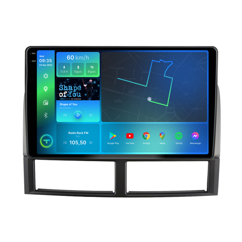Штатна магнітола Torssen 2K Jeep Grand Cherokee 04-07 FL9 4+64Gb 4G Carplay DSP