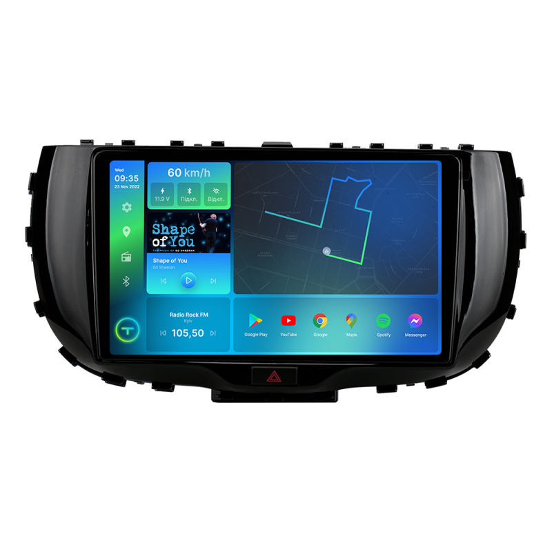 Штатна магнітола Torssen 2K Kia Soul 2019+ clima F96128 4G Carplay DSP