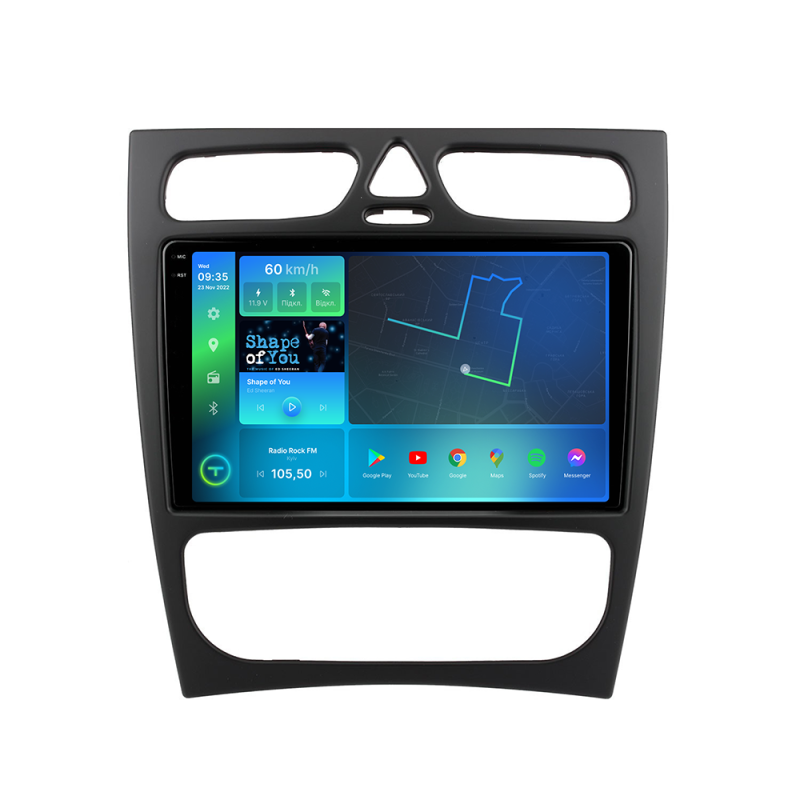 Штатна магнітола Torssen 2K Mercedes C-klasse (W203) 2000-2004 F96128 4G Carplay DSP