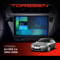 Штатна магнітола Torssen 2K Citroen Elysee C4 04-09 F96128 4G Carplay DSP
