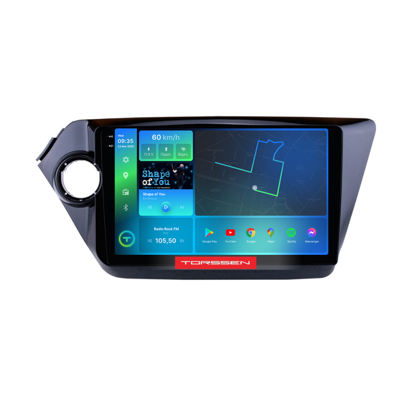 Штатна магнітола Torssen 2K DTS Kia K2/Rio 17-18 F9432 4G Carplay DSP