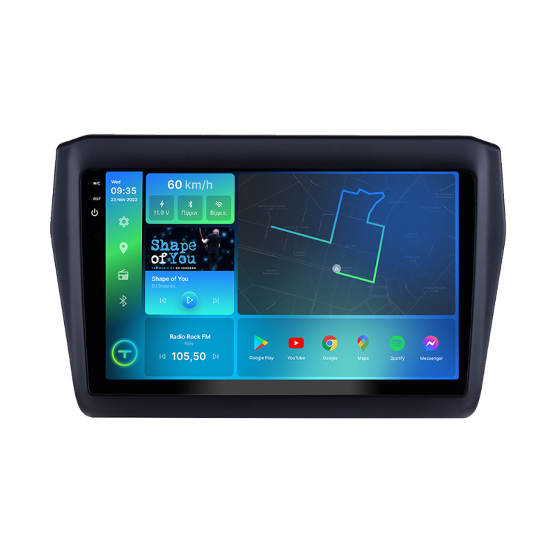 Штатна магнітола Torssen 2K DTS Suzuki Swift 2018+ F9432 4G Carplay DSP