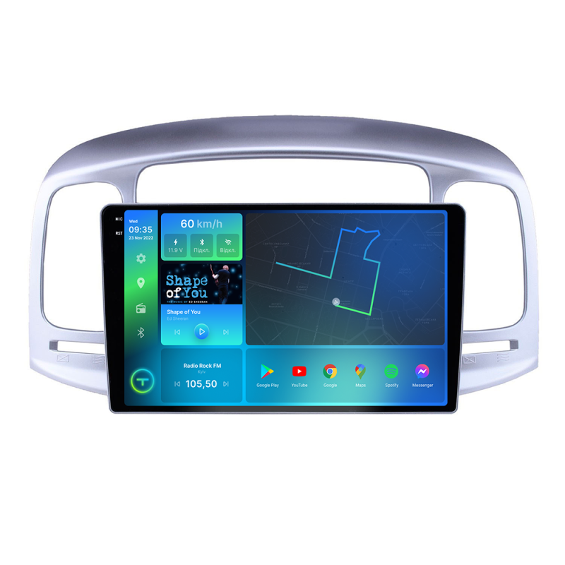 Штатна магнітола Torssen 2K DTS Hyundai Accent 2006-2011 F9432 4G Carplay DSP
