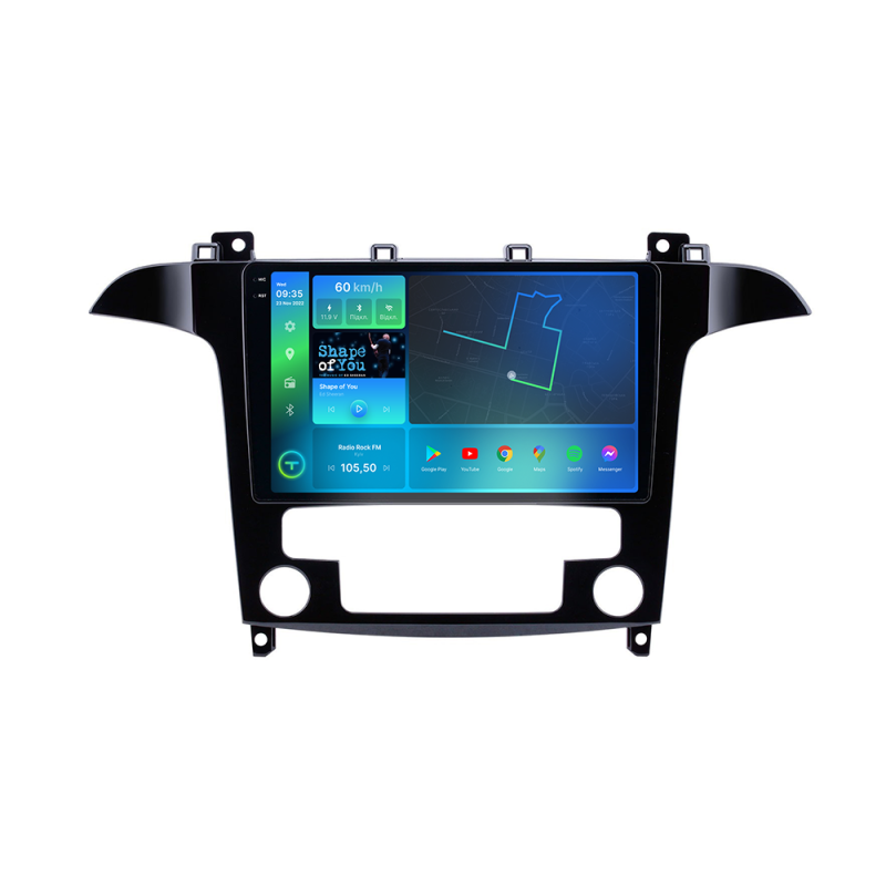 Штатна магнітола Torssen 2K DTS Ford S-max 08-10 climate F9432 4G Carplay DSP