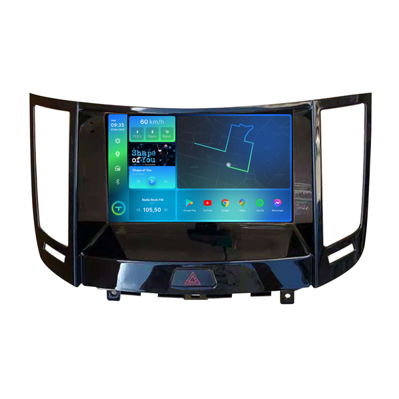 Штатна магнітола Torssen 2K DTS Infinity FX35/FX37/FX50 2008-2012 V2 F9432 4G Carplay DSP