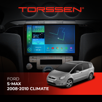 Штатна магнітола Torssen 2K DTS Ford S-max 08-10 climate F9432 4G Carplay DSP