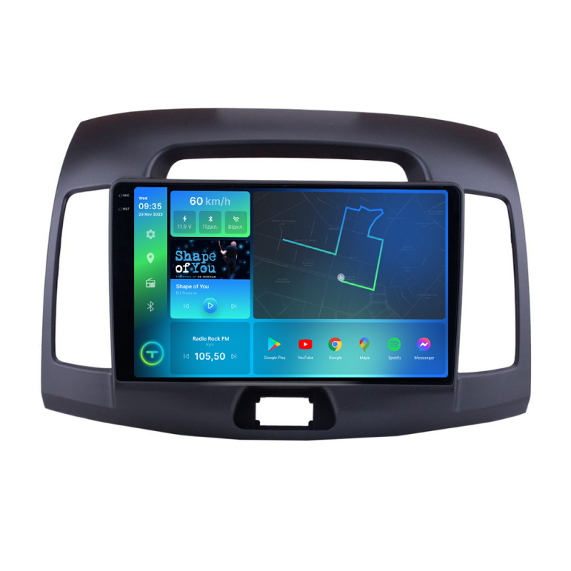 Штатна магнітола Torssen 2K DTS Hyundai Elantra 08-12 F9432 4G Carplay DSP