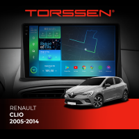 Штатна магнітола Torssen  2K DTS Renault Clio 05-14 F9432 4G Carplay DSP