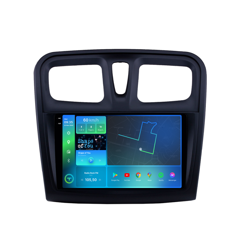 Штатна магнітола Torssen 2K DTS Renault Sandero/Logan 14-19 F9432 4G Carplay DSP