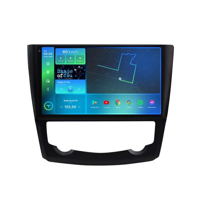 Штатна магнітола Torssen 2K DTS Renault Kadijar 16+ F9432 4G Carplay DSP