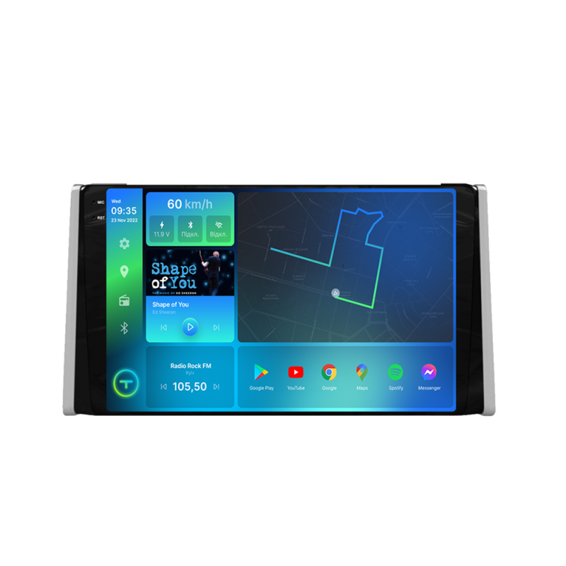 Штатна магнітола Torssen 2K DTS Toyota Rav4 2019+ F10432 4G Carplay DSP