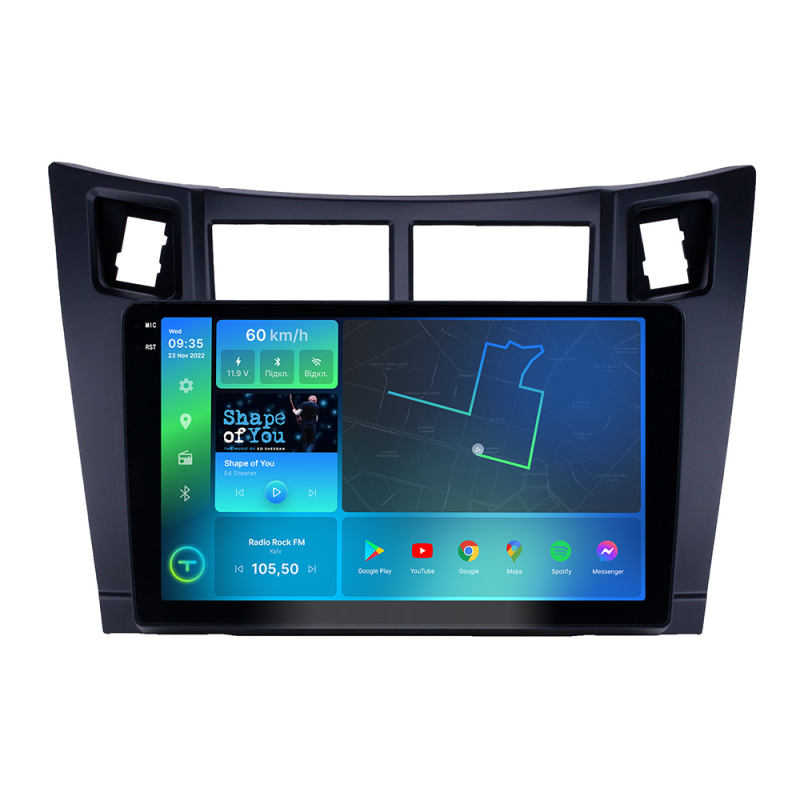 Штатна магнітола Torssen 2K DTS Toyota Yaris Vios 05-11 F9432 4G Carplay DSP