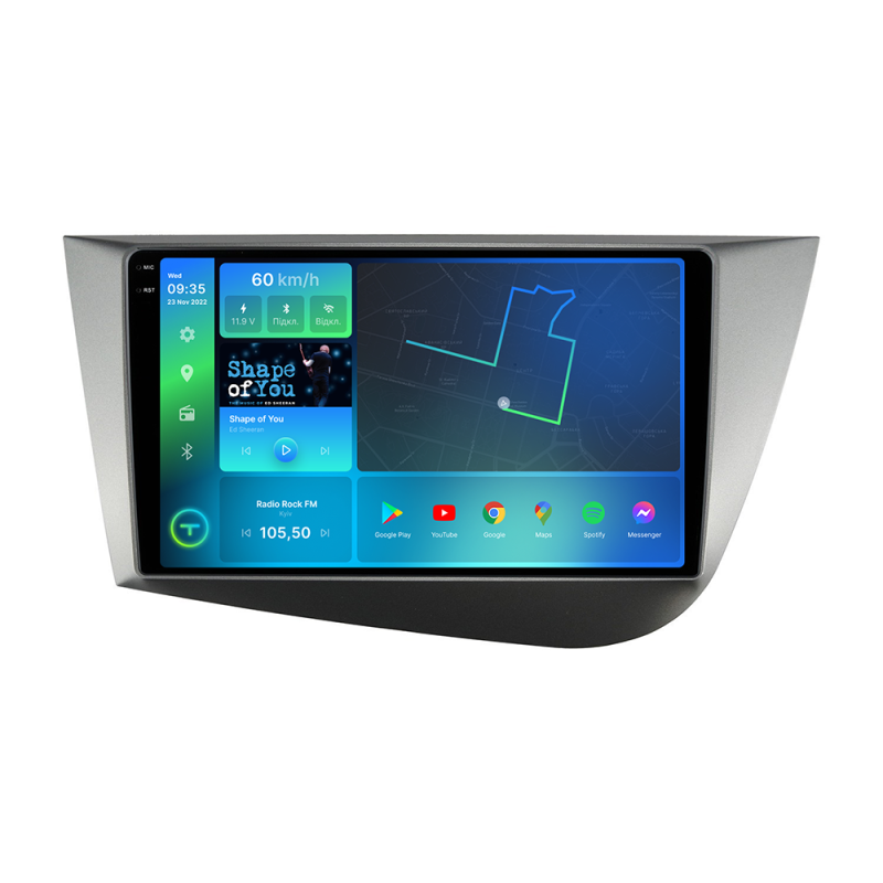 Штатна магнітола Torssen 2K DTS Seat Leon 05-12 F9432 4G Carplay DSP