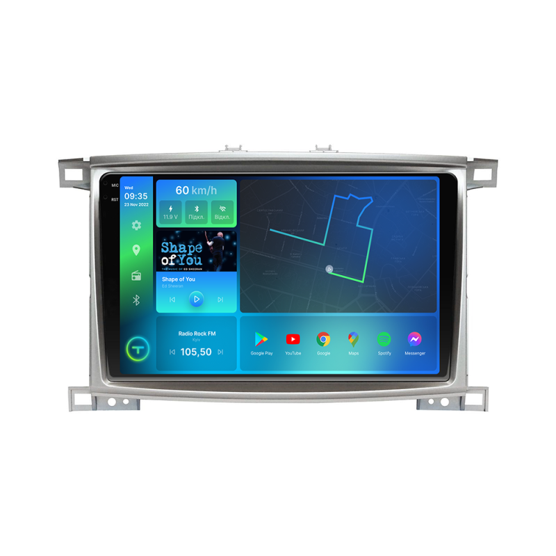 Штатна магнітола Torssen 2K DTS Toyota LC100 F10432 4G Carplay DSP