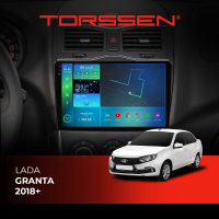 Штатна магнітола Torssen 2K DTS Lada Granta 18+ F9432 4G Carplay DSP