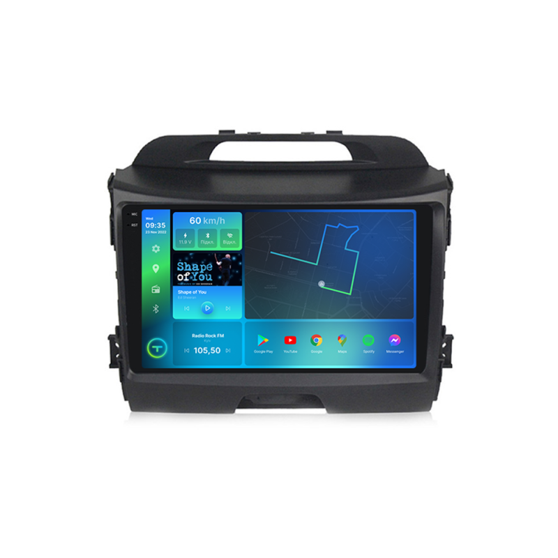 Штатна магнітола Torssen 2K DTS Kia Sportage 2009-2016 F9432 4G Carplay DSP