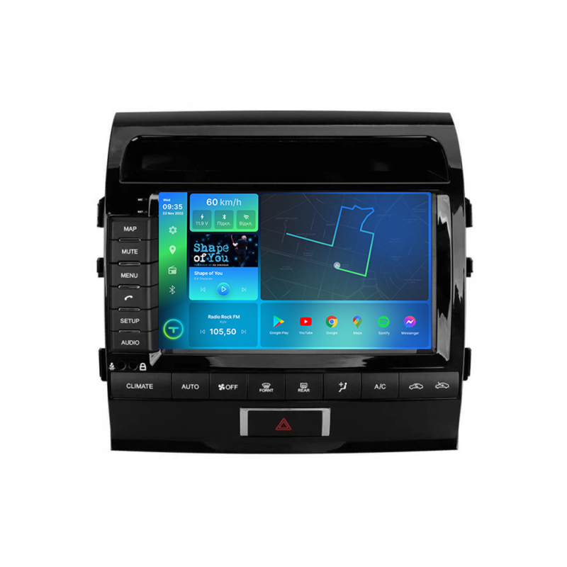 Штатна магнітола Torssen 2K DTS Toyota LC200 2007-2015 climate F9432 4G Carplay DSP