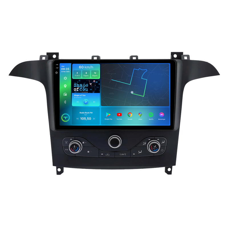 Штатна магнітола Torssen  2K DTS Ford S-max 1 (2006 - 2015) F9432 4G Carplay DSP