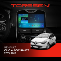 Штатна магнітола Torssen 2K DTS Renault Clio 4 AC/Climate 13-15 F9432 4G Carplay DSP