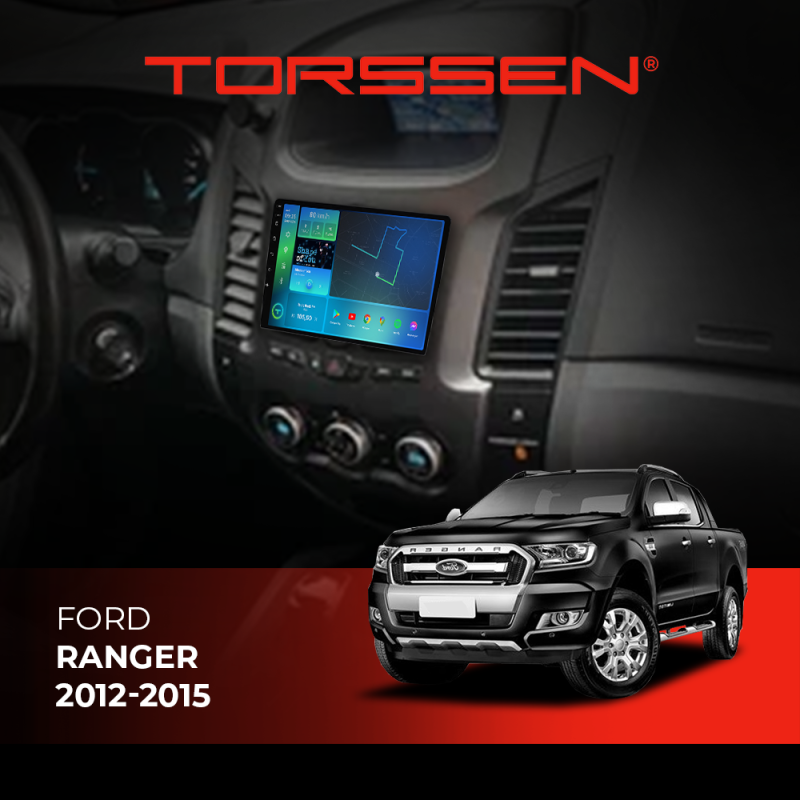 Штатна магнітола Torssen 2K Ford Ranger 12-15 F9332 4G Carplay DSP