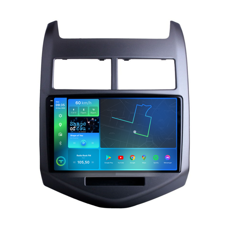 Штатна магнітола Torssen 2K Chevrolet Aveo 12-13 FL9 4+64Gb 4G Carplay DSP