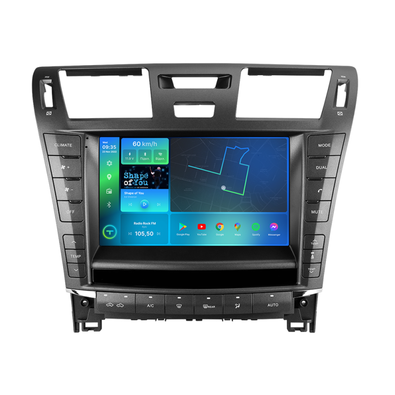 Штатна магнітола 2K Torssen Lexus LS460 V2 FL9 4+64Gb 4G Carplay DSP