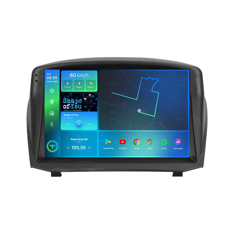 Штатна магнітола Torssen 2K Ford Fiesta MK6 08-19 FL9 4+64Gb 4G Carplay DSP
