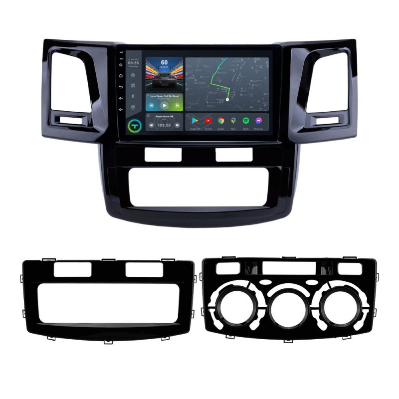 Штатна магнітола Torssen Toyota Hilux 12 climate F9332 4G Carplay