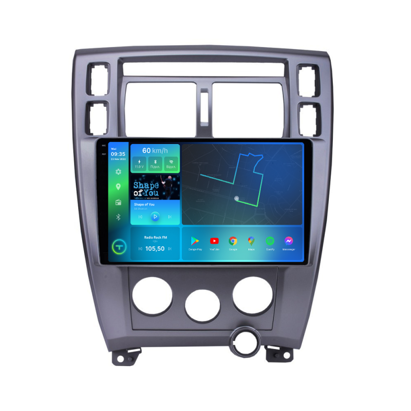 Штатна магнітола Torssen 2K Hyundai Tucson 1 04-09 FL10 4+64Gb 4G Carplay DSP