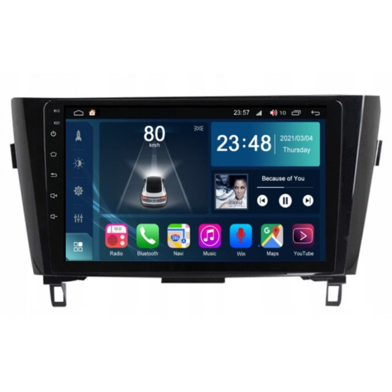 Штатна магнітола Nissan Xtrail / Qashqai 2013+ AC / Climate F10332 4G Carplay