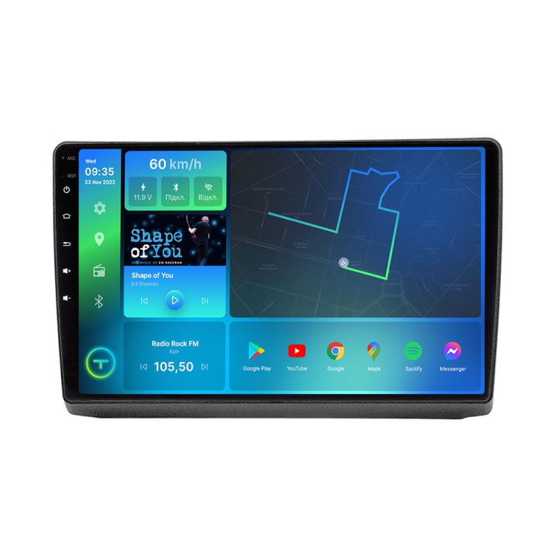 Штатна магнітола 2K Torssen Renault Trafic, Opel Vivaro, Nissan Primastar 06-10 F10332 4G Carplay DSP