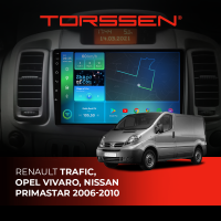 Штатна магнітола 2K Torssen Renault Trafic, Opel Vivaro, Nissan Primastar 06-10 F10332 4G Carplay DSP