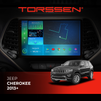 Штатна магнітола Torssen 2K Jeep Cherokee 2013+ F10332 4G Carplay DSP