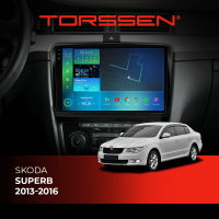 Штатна магнітола Torssen 2K Skoda Superb 13-16 F10332 4G Carplay DSP