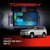 Штатна магнітола Torssen Toyota Prado 150 2014+ 360 V1 F10332 4G Carplay DSP