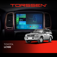 Штатна магнітола Torssen Toyota LC100 F9332 4G Carplay
