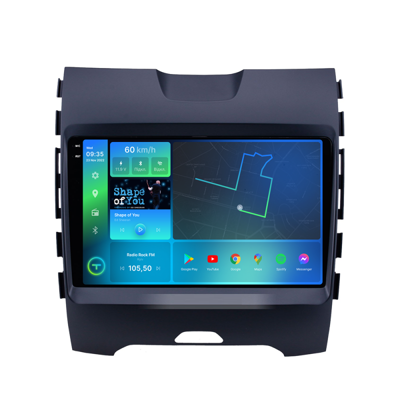 Штатна магнітола Torssen 2K Ford Edge 2015-2018 FL9 4+64Gb 4G Carplay DSP з кнопками