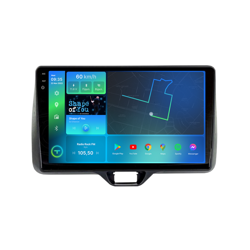 Штатна магнітола Torssen 2K Toyota Yaris,Yaris Cross,Vios 2020-2023 F10432 4G Carplay DSP