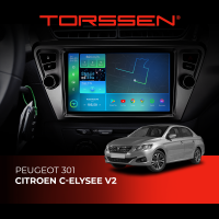 Штатна магнітола Torssen 2K Peugeot 301/Citroen Elysee V2 F98256 4G Carplay DSP