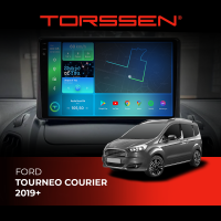 Штатна магнітола Torssen 2K DTS Ford Tourneo Courier 2019+ F9432 4G Carplay DSP