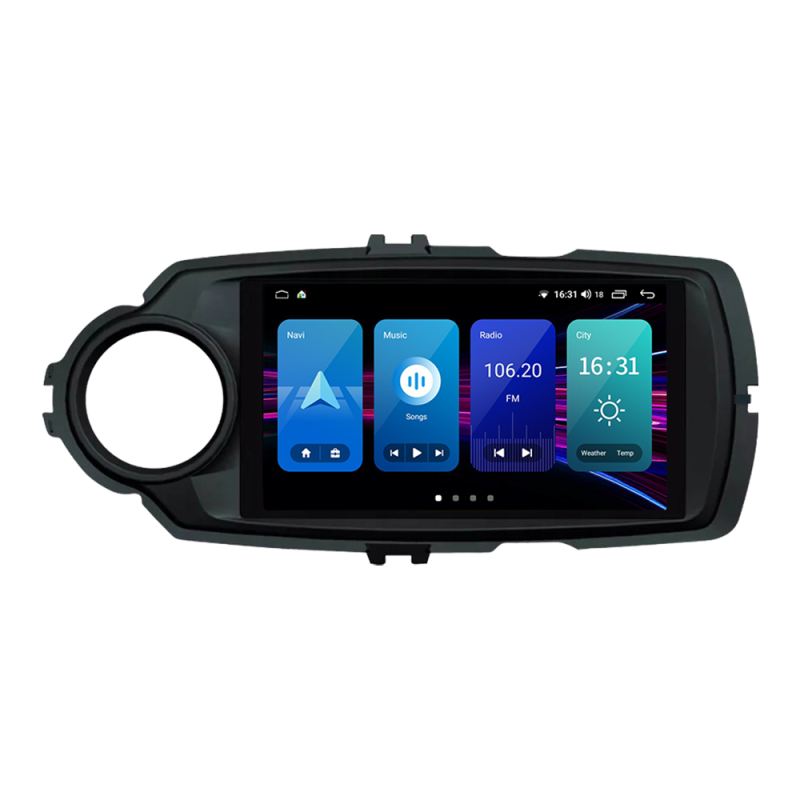 Штатна магнітола Torssen Toyota Yaris 2012-2017 black NF9 Carplay