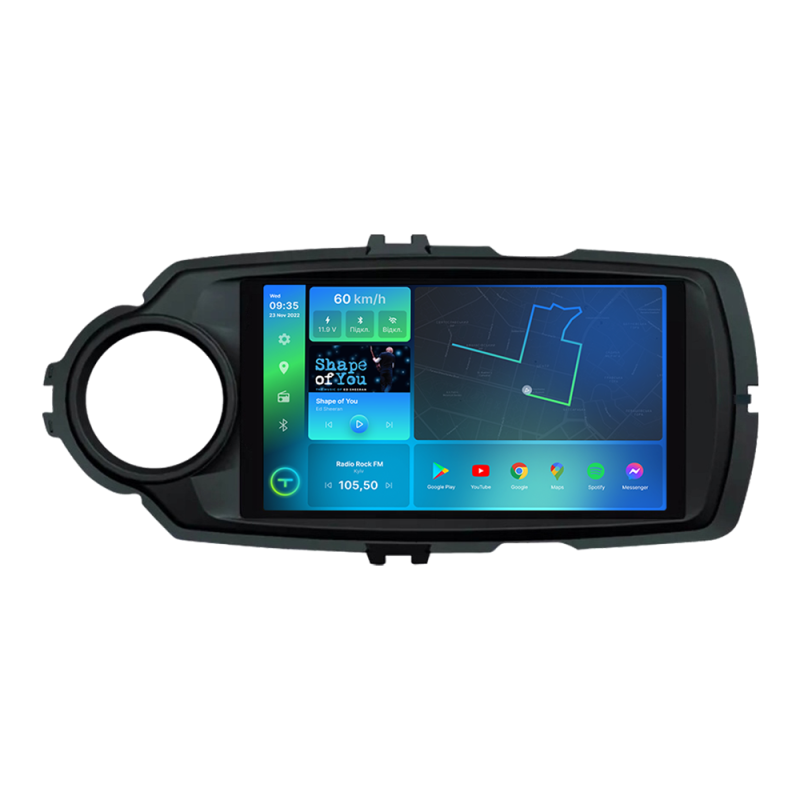 Штатна магнітола Torssen 2K Toyota Yaris 2012-2017 black F9432 4G Carplay DSP