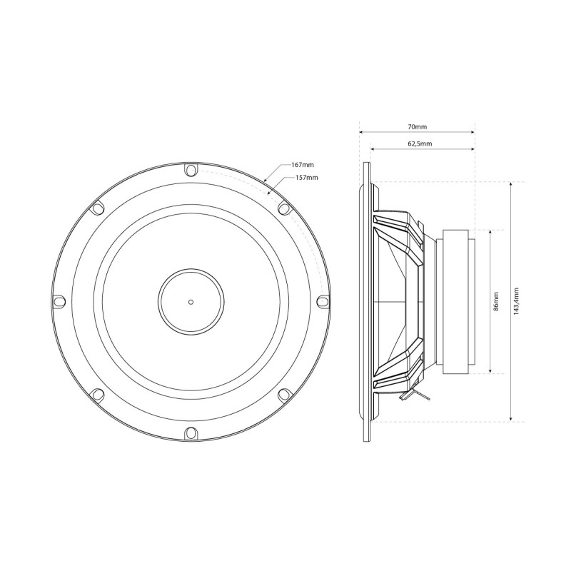 Компонентна акустика MTX TX265S