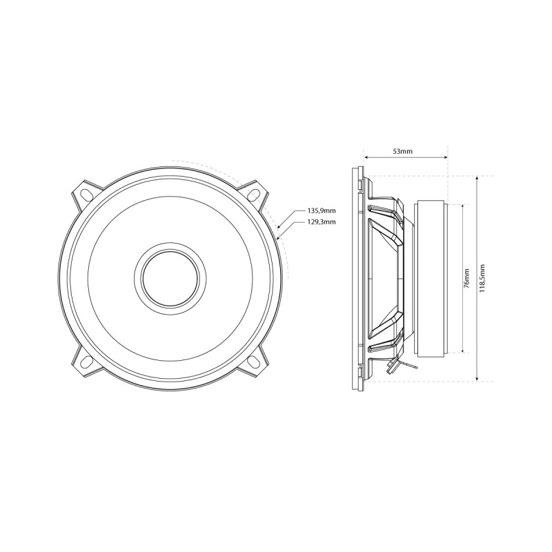 Компонентна акустика MTX TX450S