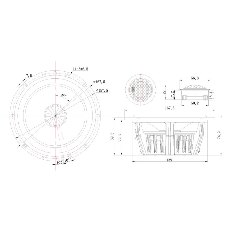 Компонентна акустика MTX TX8652