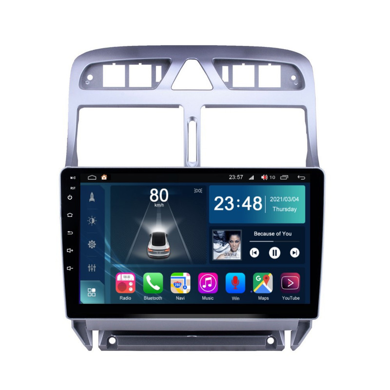 Штатна магнітола Torssen Peugeot 307 02-13 F9332 4G Carplay